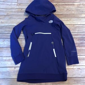 North face purple flash dry hoodie